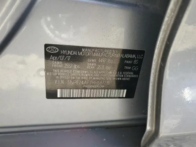 2017 HYUNDAI SONATA SE  