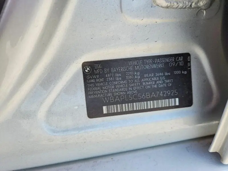 2011 BMW 335 XI  