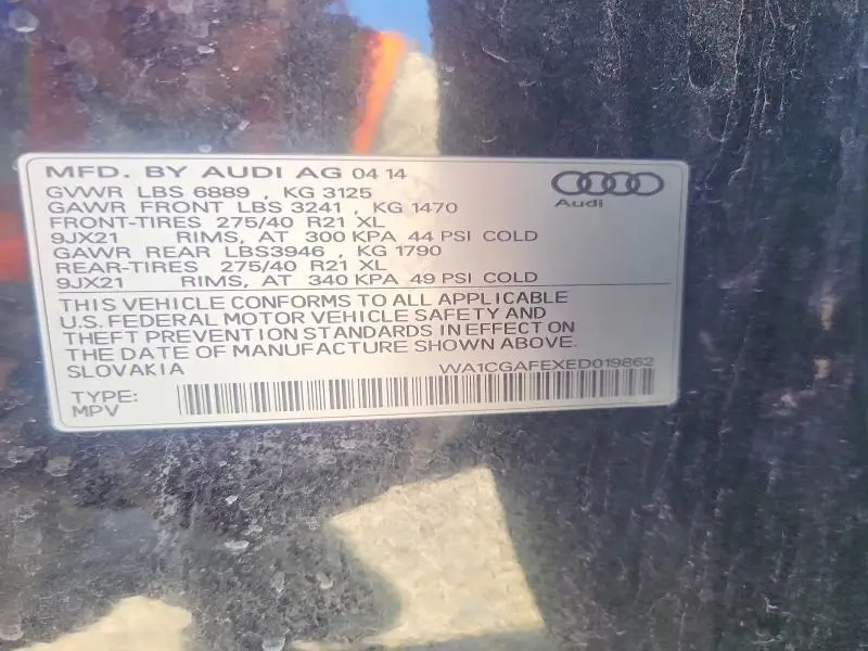 2014 AUDI Q7 PREMIUM  