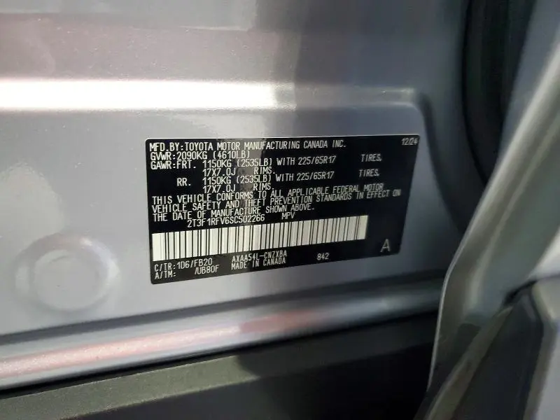 2025 TOYOTA RAV4 LE  