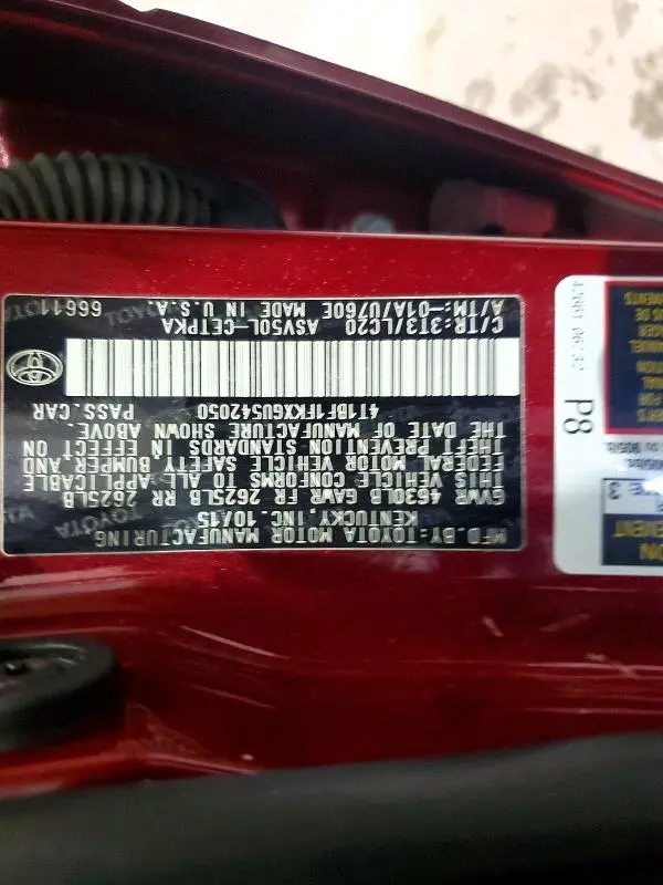 2016 TOYOTA CAMRY XSE  