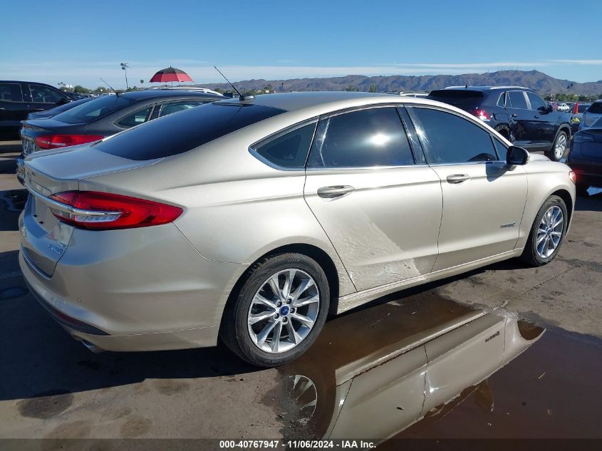 2017 FORD FUSION HYBRID SE