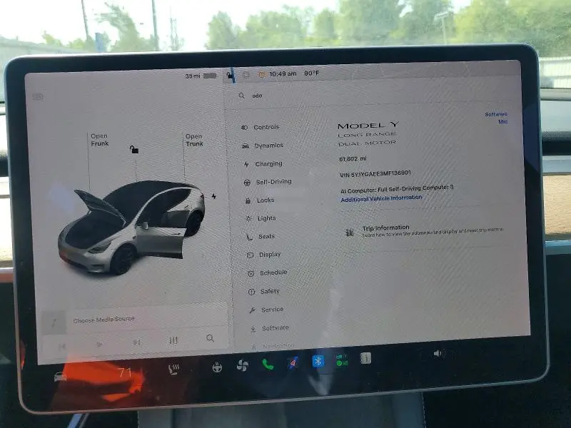 2021 TESLA MODEL Y   