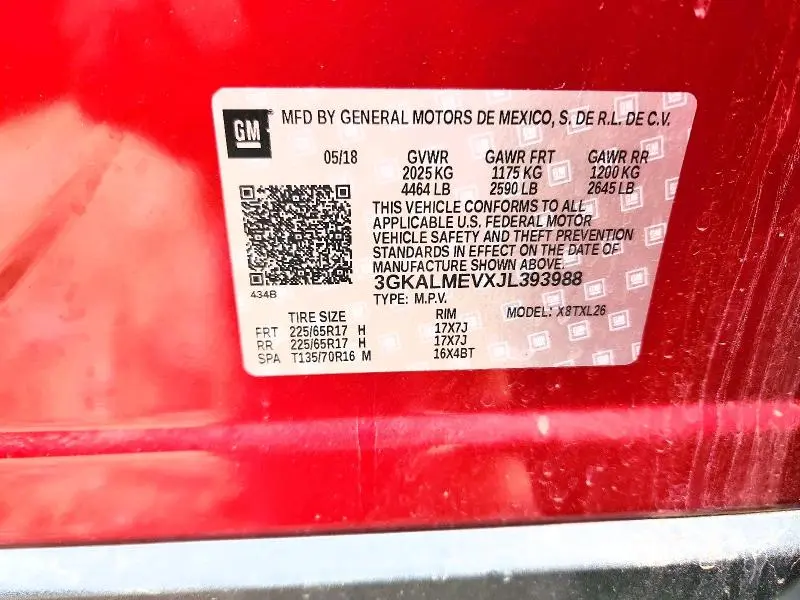 2018 GMC TERRAIN SLE  