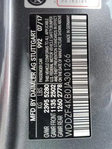 2018 MERCEDES-BENZ E 300 4MATIC  