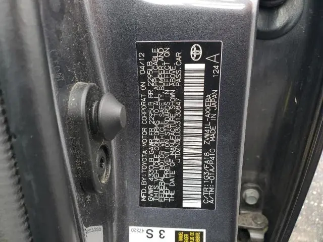 2012 TOYOTA PRIUS V 