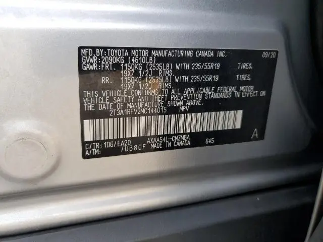 2021 TOYOTA RAV4 XLE PREMIUM  