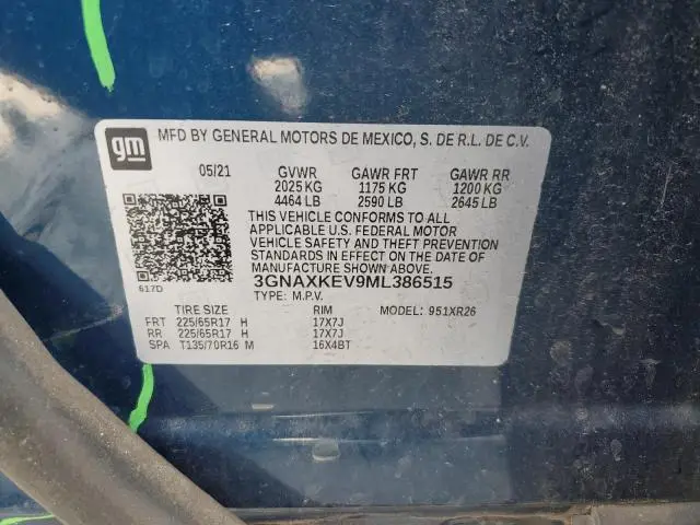 2021 CHEVROLET EQUINOX LT