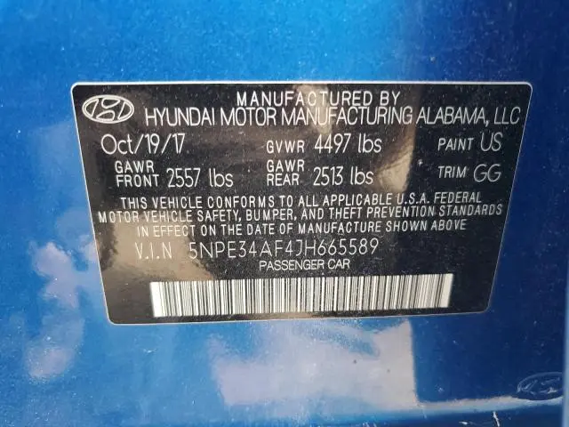 2018 HYUNDAI SONATA SPORT  