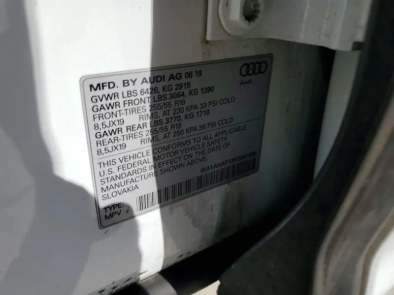 2019 AUDI Q7 PREMIUM  