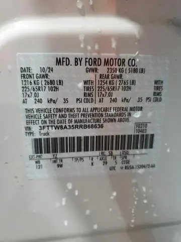 2024 FORD MAVERICK XL  