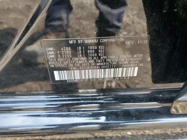 2020 SUBARU IMPREZA LIMITED  