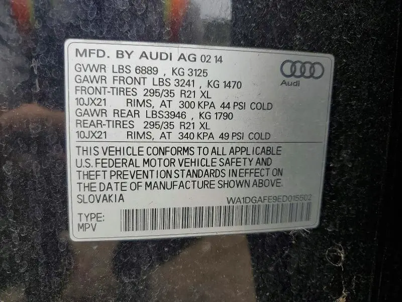 2014 AUDI Q7 PRESTIGE  