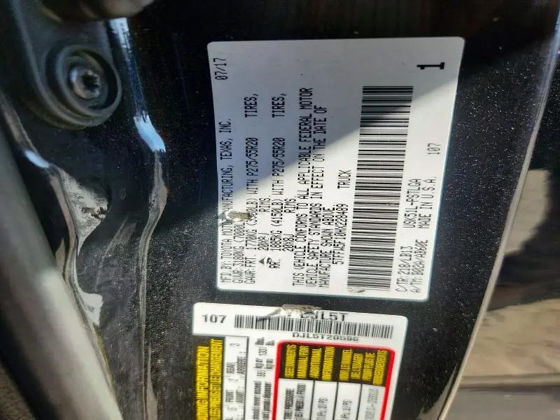 2017 TOYOTA TUNDRA CREWMAX LIMITED  