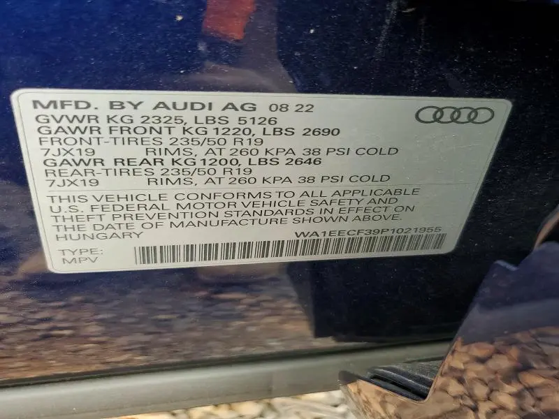 2023 AUDI Q3 PREMIUM PLUS S LINE 45  