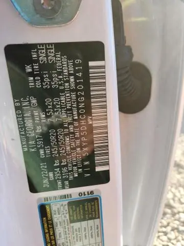 2022 KIA TELLURIDE SX  