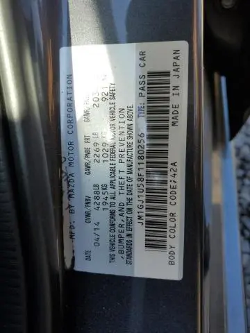 2015 MAZDA 6 SPORT  