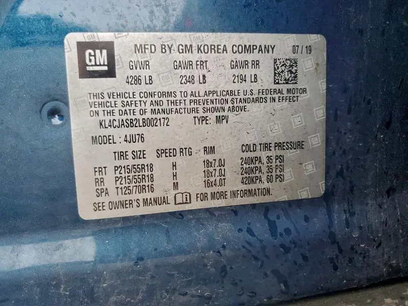 2020 BUICK ENCORE PREFERRED  