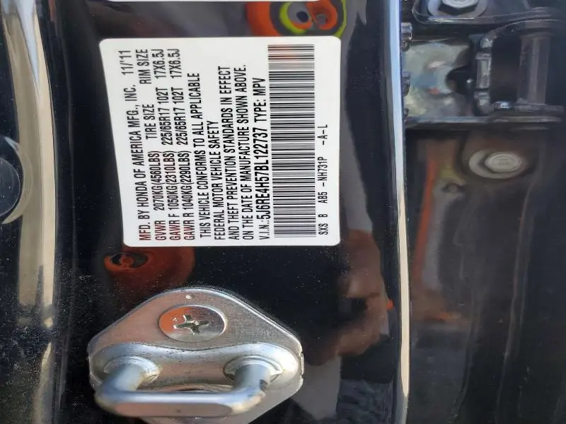 2011 HONDA CR-V EX  