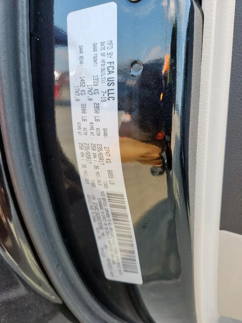 2019 CHRYSLER PACIFICA TOURING L  