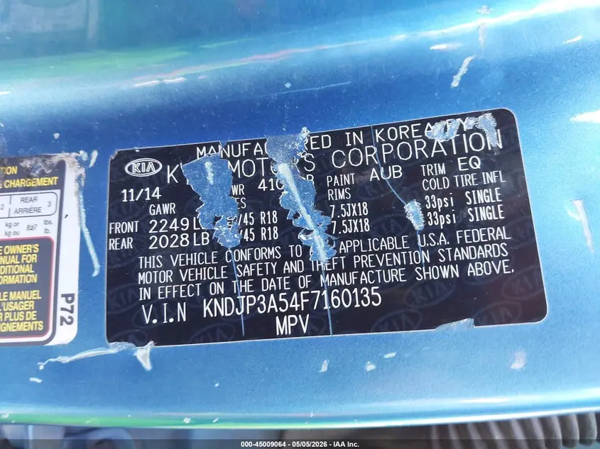 2015 KIA SOUL +
