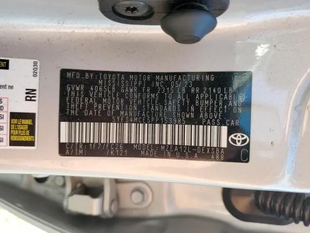 2023 TOYOTA COROLLA SE