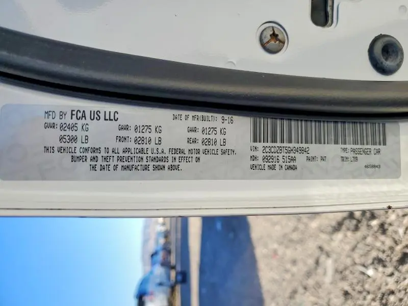 2016 DODGE CHALLENGER R/T  