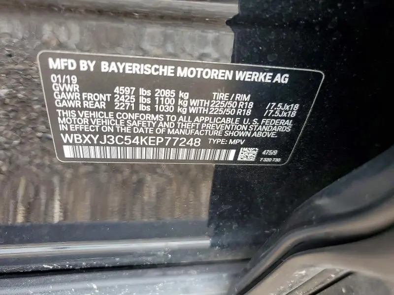 2019 BMW X2 SDRIVE28I  