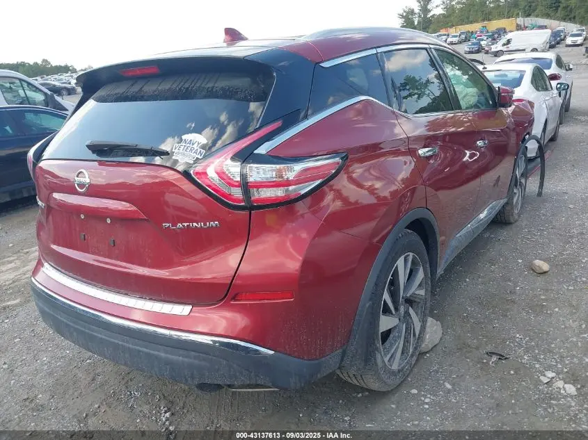 2018 NISSAN MURANO PLATINUM