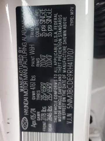 2024 HYUNDAI TUCSON SEL