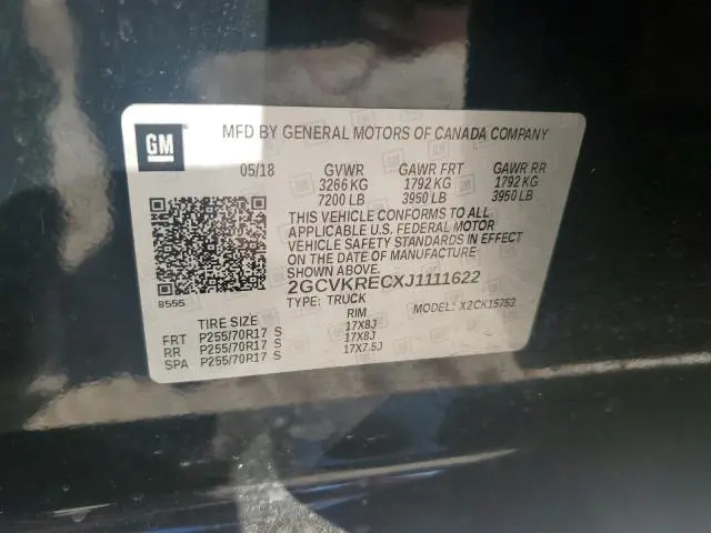 2018 CHEVROLET SILVERADO K1500 LT  