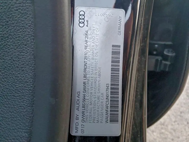 2018 AUDI S7 PREMIUM PLUS  