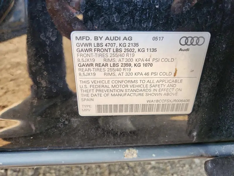 2018 AUDI Q3 PREMIUM  