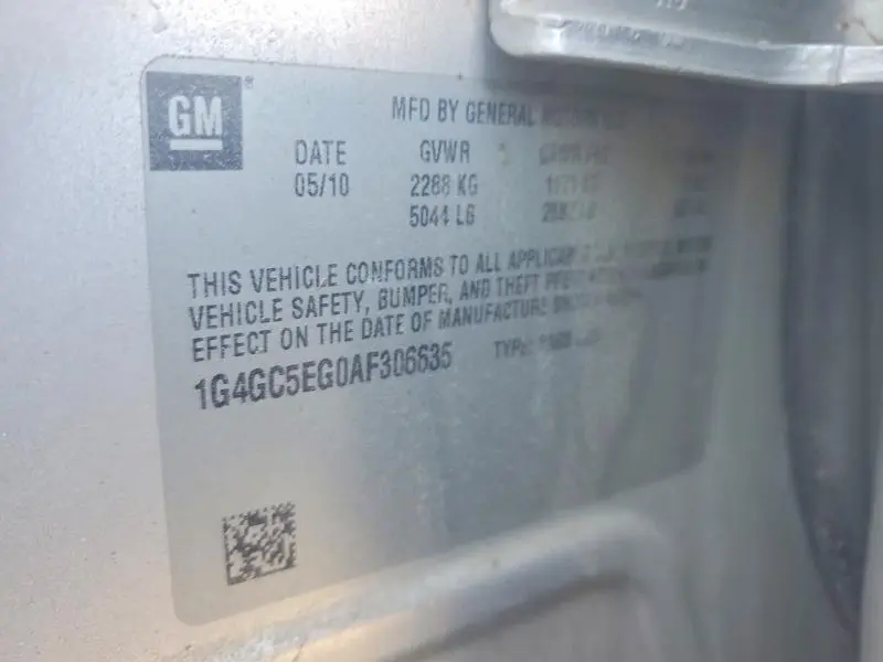 2010 BUICK LACROSSE CXL  