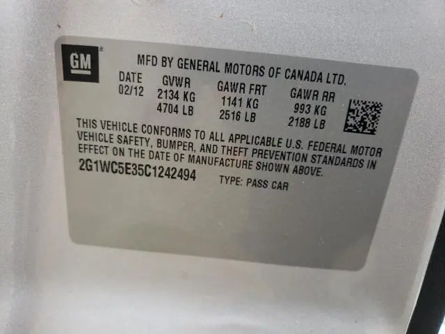 2012 CHEVROLET IMPALA LTZ  