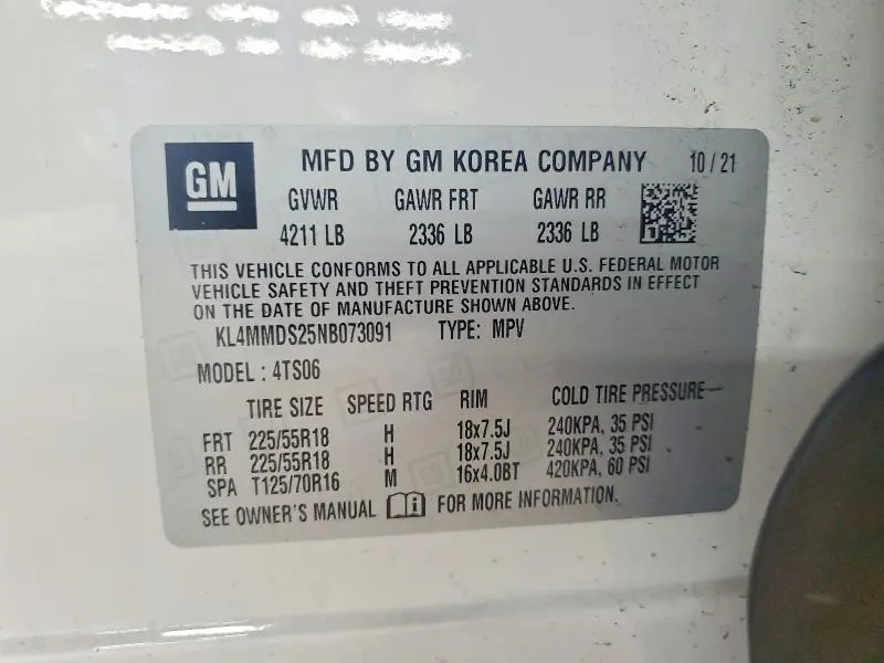 2022 BUICK ENCORE GX SELECT  