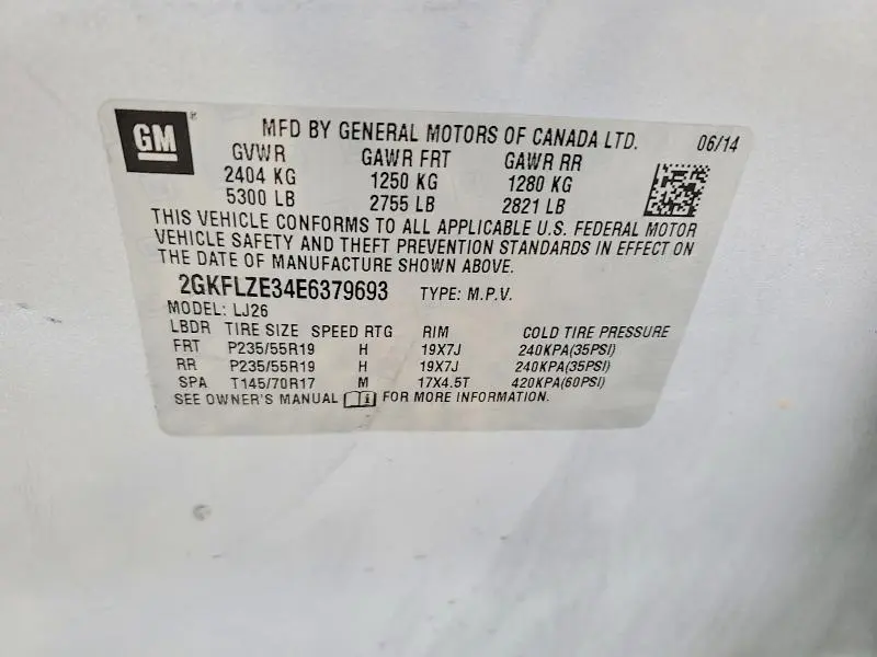 2014 GMC TERRAIN DENALI  