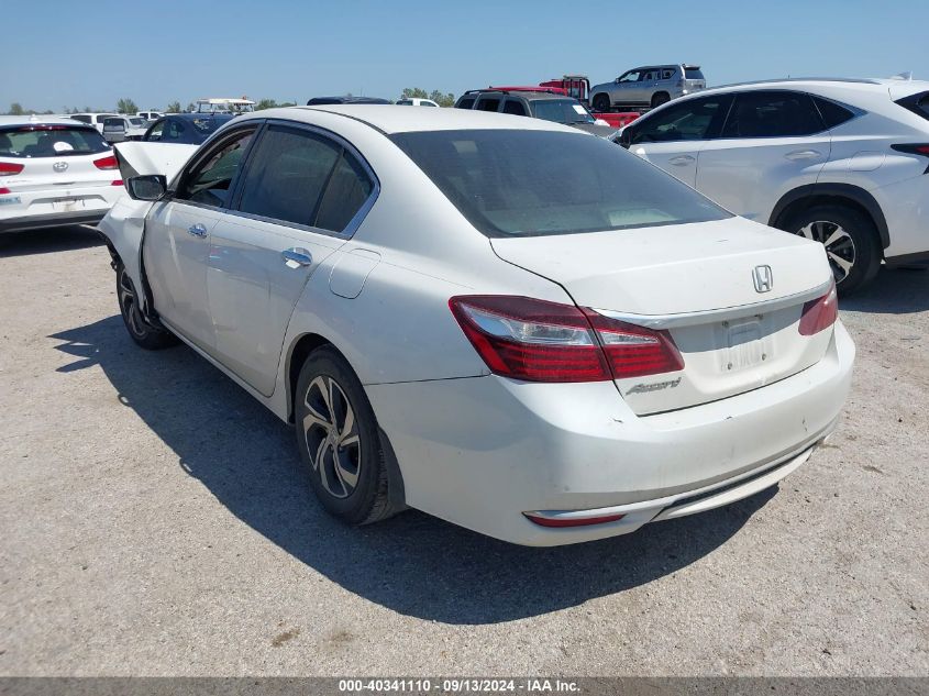 2016 HONDA ACCORD LX