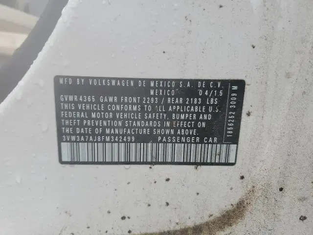 2015 VOLKSWAGEN JETTA TDI  