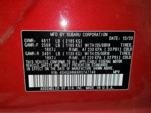 2024 SUBARU CROSSTREK LIMITED  