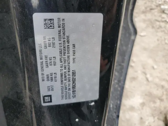 2017 CHEVROLET CAMARO LT  