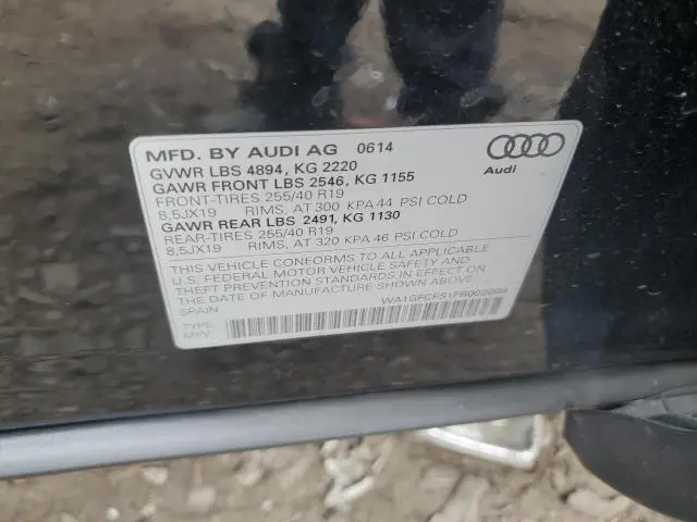 2015 AUDI Q3 PRESTIGE  