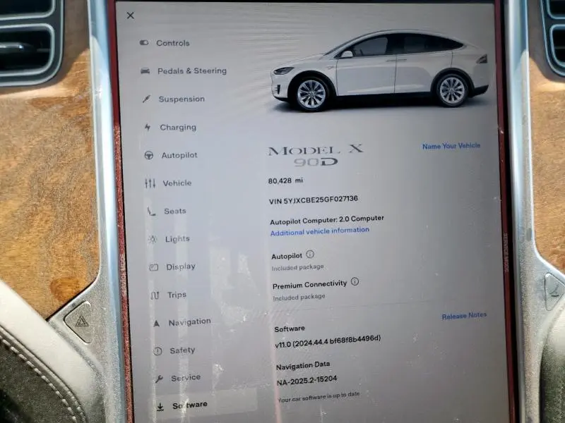 2016 TESLA MODEL X   
