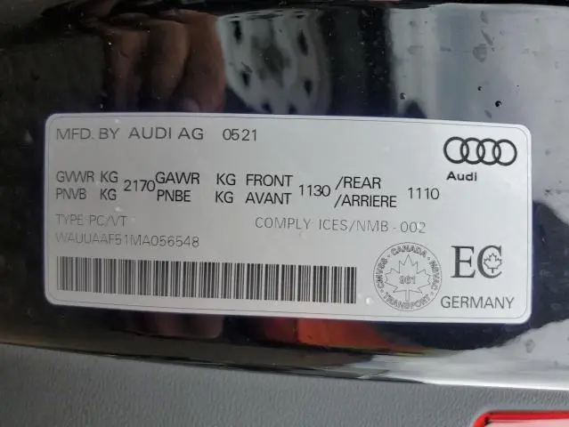 2021 AUDI A5 PRESTIGE 45  