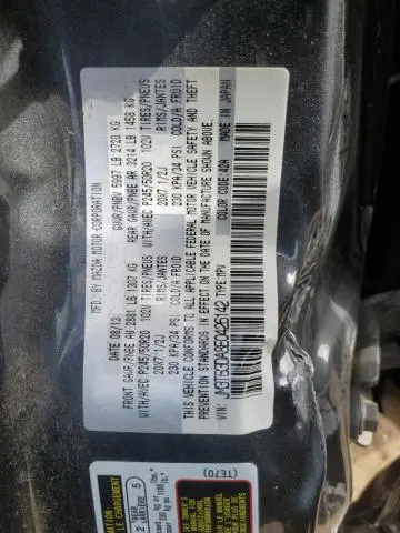 2014 MAZDA CX-9 GRAND TOURING  