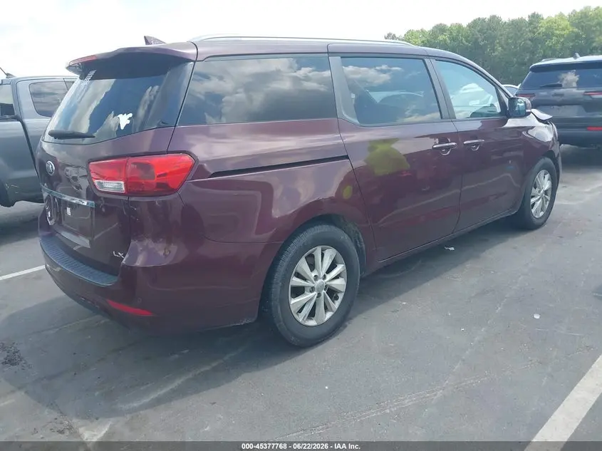 2016 KIA SEDONA LX