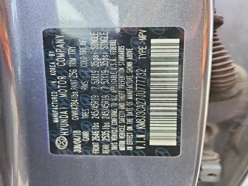 2018 HYUNDAI TUCSON VALUE  