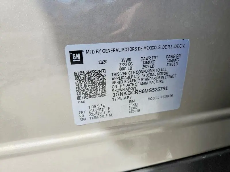 2021 CHEVROLET BLAZER 2LT  