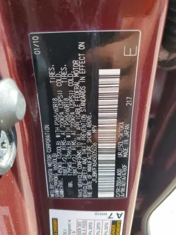 2010 LEXUS GX 460  