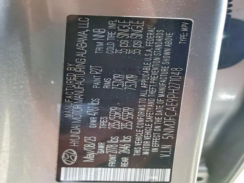 2023 HYUNDAI TUCSON SEL  